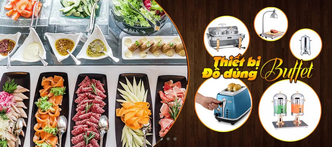 cho thuê dụng cụ tiệc và tiệc buffet